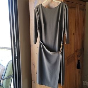 Joseph Ribkoff size 10 chain detail dress